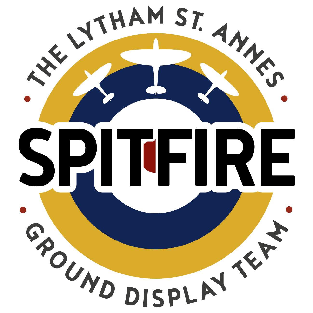Lytham St Annes Spitfire Ground Display Team logo