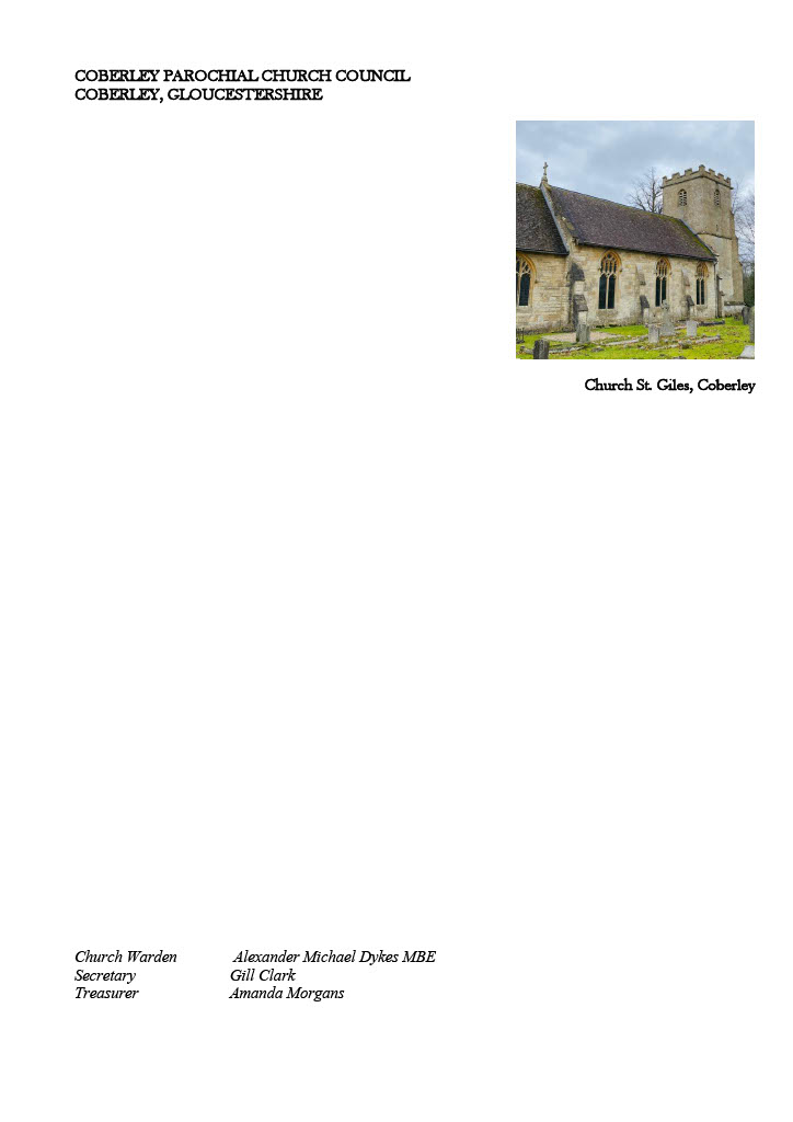 St Giles Church, Coberley logo