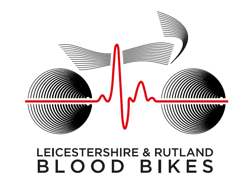 Leicestershire and Rutland Blood Bikes logo