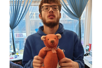 Handmade Teddy Bear (Red)