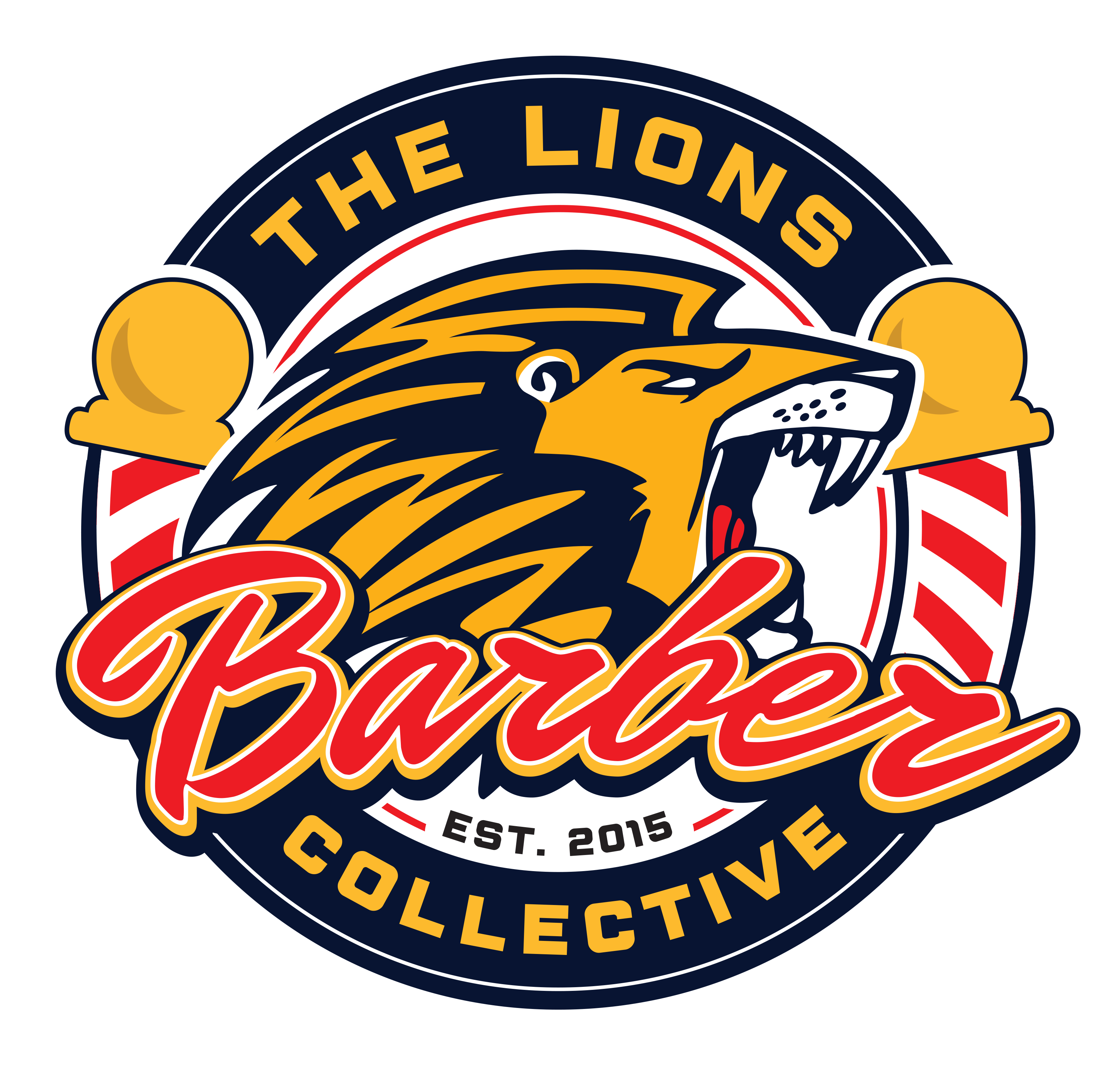 The Lions Barber Collective logo