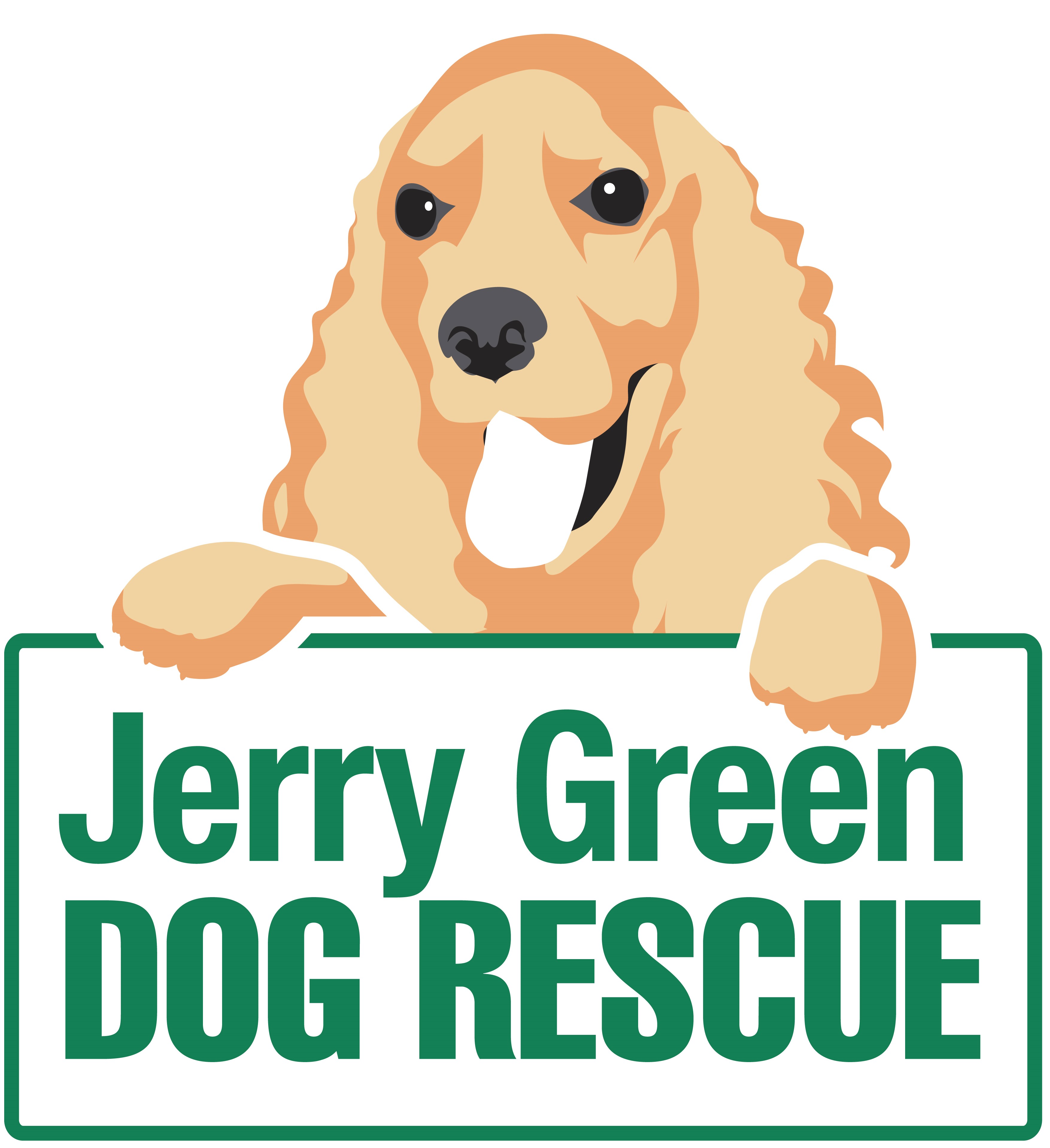 Jerry Green Dog Rescue logo