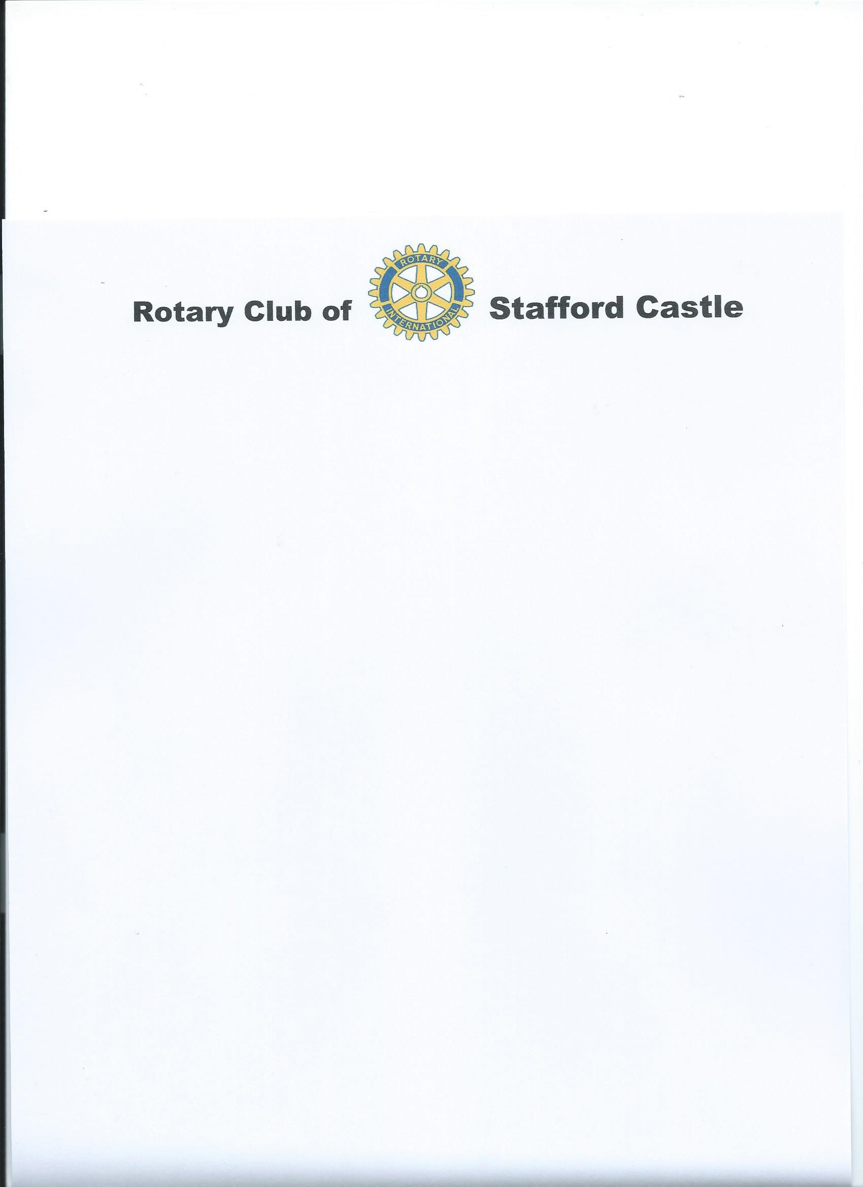 Rotary Club of Stafford Castle Trust Fund logo